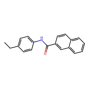 N-(4-ethylphenyl)-2-naphthamide structure