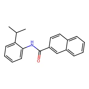 N-(2-isopropylphenyl)-2-naphthamide structure