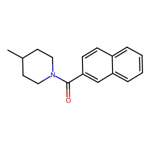 (4-Methylpiperidin-1-yl)-naphthalen-2-ylmethanone structure