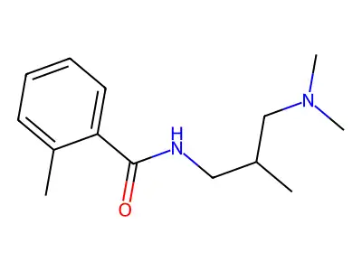 N-[3-(dimethylamino)-2-methylpropyl]-2-methylbenzamide structure