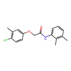 2-(4-chloro-3-methylphenoxy)-N-(2,3-dimethylphenyl)acetamide structure