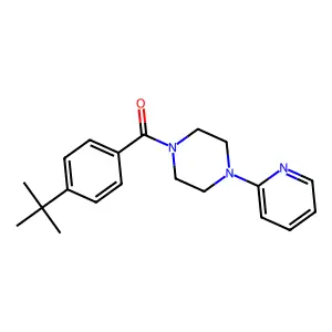 (4-Tert-butylphenyl)-(4-pyridin-2-ylpiperazin-1-yl)methanone structure