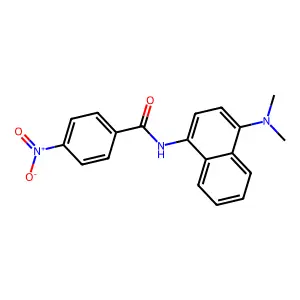 N-[4-(dimethylamino)naphthalen-1-yl]-4-nitrobenzamide structure