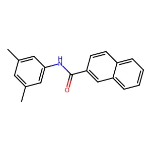N-(3,5-dimethylphenyl)-2-naphthamide structure