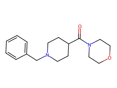 (1-Benzylpiperidin-4-yl)-morpholin-4-ylmethanone structure