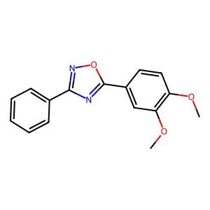 5-(3,4-Dimethoxyphenyl)-3-phenyl-1,2,4-oxadiazole structure