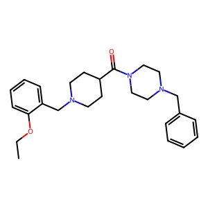 (4-Benzylpiperazin-1-yl)[1-(2-ethoxybenzyl)piperidin-4-yl]methanone structure