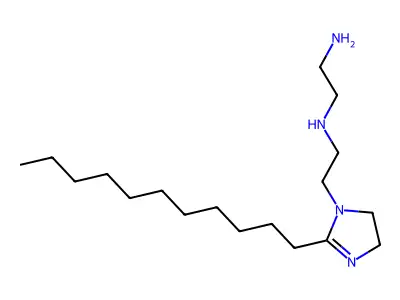 N-(2-(4,5-Dihydro-2-undecyl-1H-imidazol-1-yl)ethyl)ethylenediamine structure