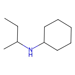 Cyclohexanamine, N-(1-methylpropyl)- structure