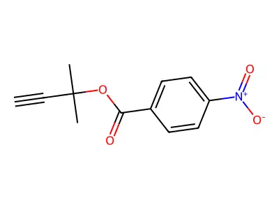 2-Methyl-3-butyn-2-YL 4-nitrobenzoate structure