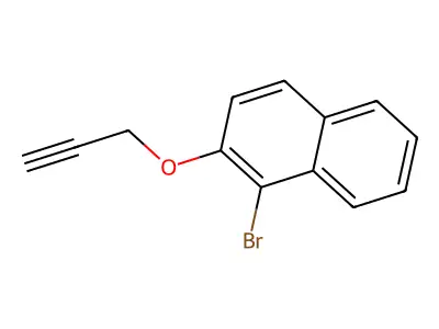 1-Bromo-2-(prop-2-yn-1-yloxy)naphthalene structure