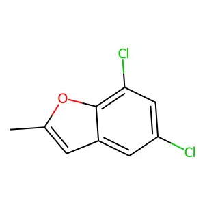 Benzofuran, 5,7-dichloro-2-methyl- structure