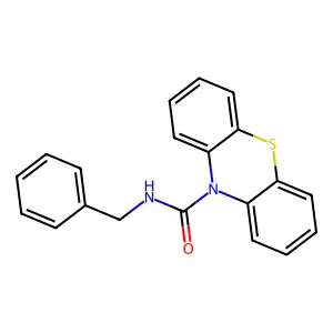 N-benzyl-10H-phenothiazine-10-carboxamide structure