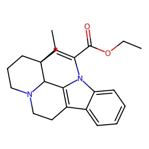 Ethyl apovincaminate structure