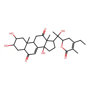 Ajugalactone structure