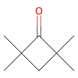 2,2,4,4-Tetramethylcyclobutan-1-one structure