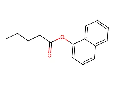 1-Naphthyl valerate structure