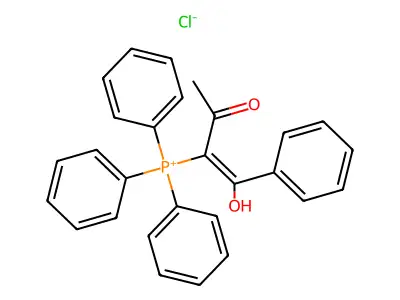 [(Z)-1-hydroxy-3-oxo-1-phenylbut-1-en-2-yl]-triphenylphosphanium;chloride structure