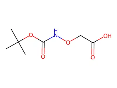 (Boc-aminooxy)acetic acid structure