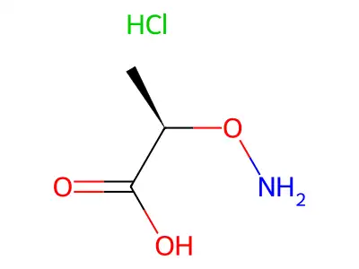 (S)-2-(Aminooxy)propanoic acid hydrochloride structure