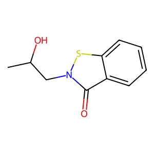N-(2-Hydroxypropyl)-1,2-benzisothiazolin-3-One structure