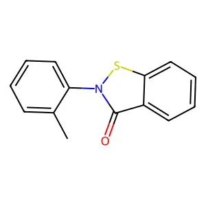 2-(2-methylphenyl)-1,2-benzothiazol-3-one structure