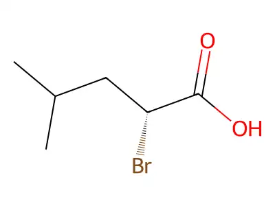 2-溴-4-甲基戊酸 structure