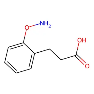 alpha-Aminooxy-beta-phenylpropionic acid structure