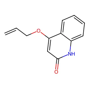 4-prop-2-enoxy-1H-quinolin-2-one structure