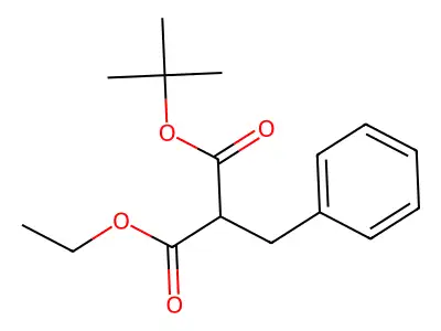Benzyl ethyl malonate structure