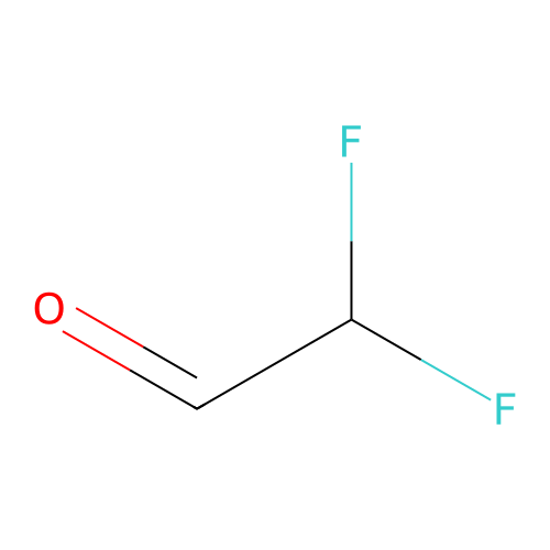 Difluoroacetaldehyde structure