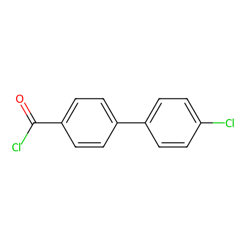 4'-Chlorobiphenyl-4-carbonyl chloride structure