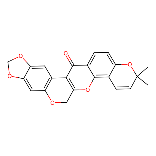 Dehydromillettone structure