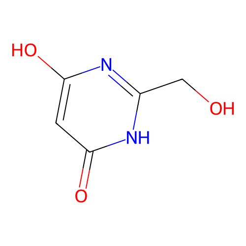 2-(Hydroxymethyl)-4,6-pyrimidinediol structure