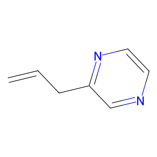 2-Prop-2-enylpyrazine structure