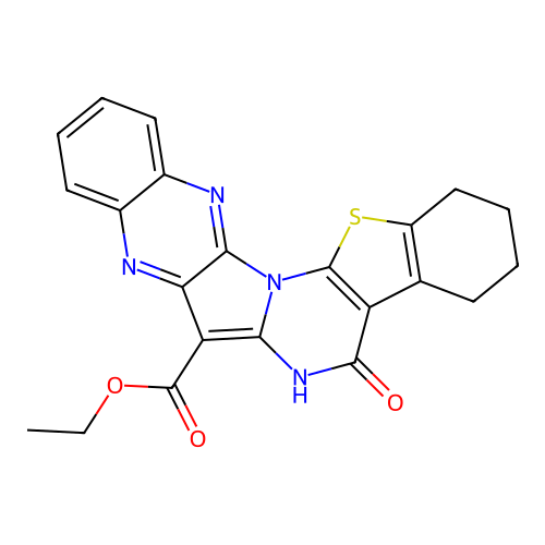 C22H18N4O3S structure