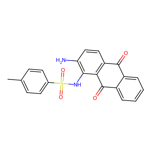 N-(2-Amino-9,10-dihydro-9,10-dioxo-1-anthracenyl)-4-methylbenzenesulfonamide structure