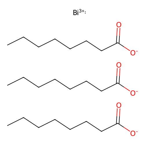 Bismuth;octanoate structure