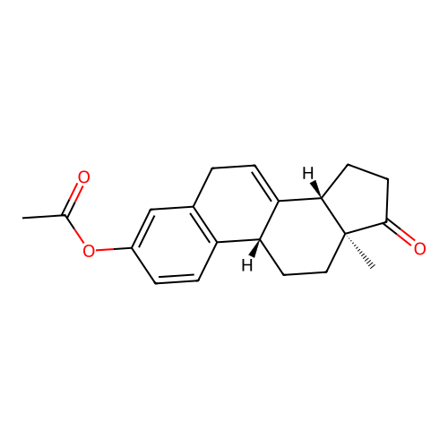 3-Hydroxyestra-1,3,5(10),7-tetraen-17-one 3-acetate structure