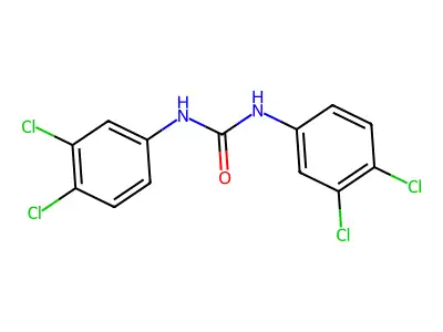 3,3',4,4'-Tetrachlorocarbanilide structure