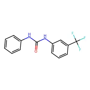 1-Phenyl-3-(3-(trifluoromethyl)phenyl)urea structure