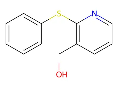 [2-(Phenylsulfanyl)-3-pyridinyl]methanol structure