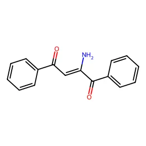 2-Amino-1,4-diphenylbut-2-ene-1,4-dione structure