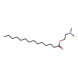 2-(Dimethylamino)ethyl myristate structure