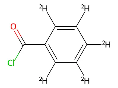 Benzoyl chloride-d5 structure