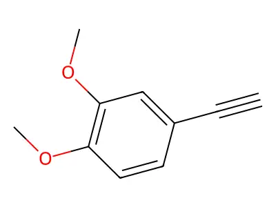 4-Ethynyl-1,2-dimethoxybenzene structure