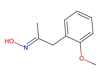N-[1-(2-methoxyphenyl)propan-2-ylidene]hydroxylamine structure