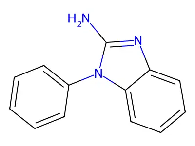 1-phenyl-1H-1,3-benzodiazol-2-amine structure