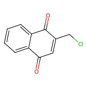 2-Chloromethyl-1,4-naphthoquinone structure