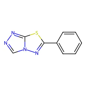 6-Phenyl-[1,2,4]triazolo[3,4-b][1,3,4]thiadiazole structure